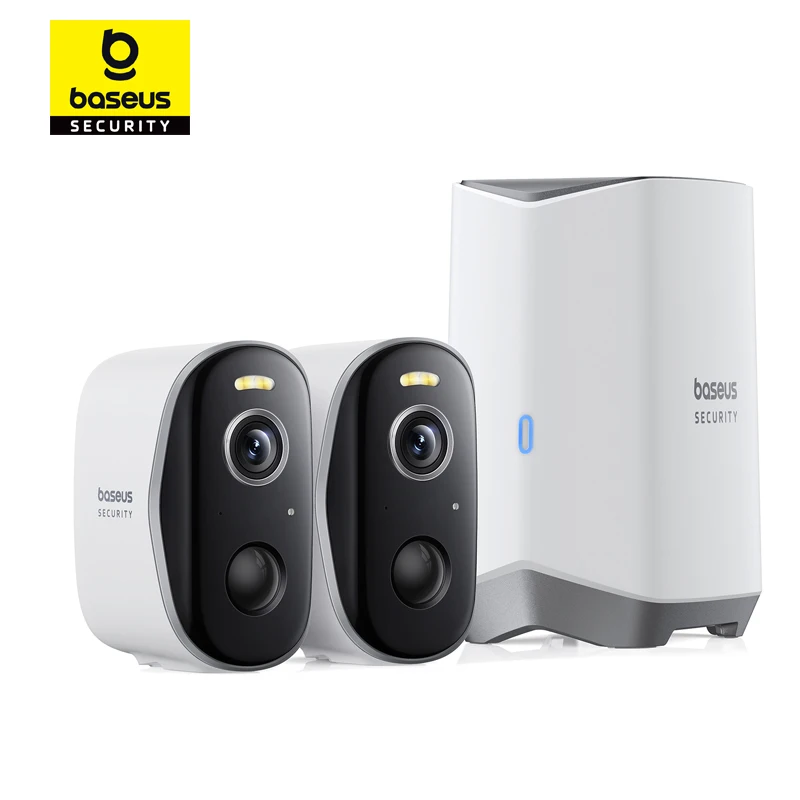 Eufy Camera E220 - Baseus Beveiliging Buitencamera N1-serie 2K 2-camkit