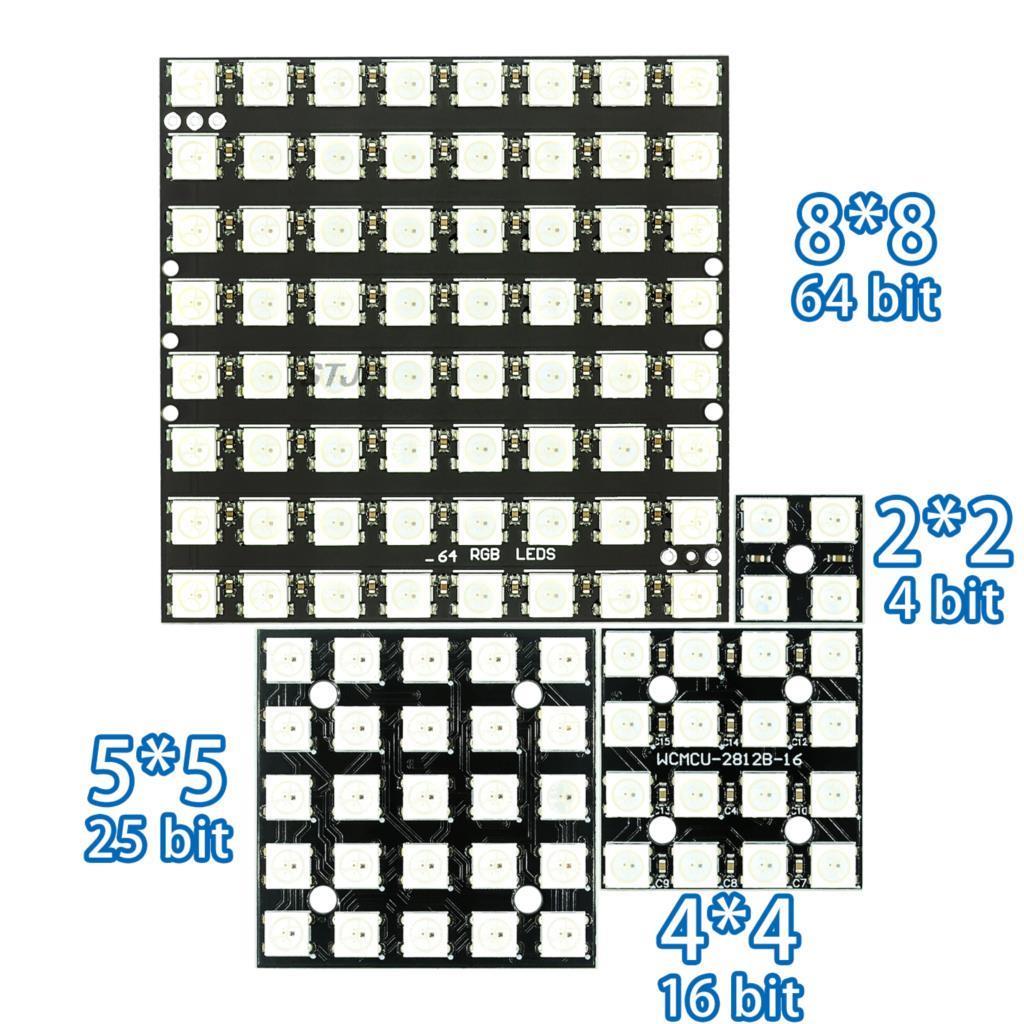 Rgb Led Matrix 8X8 - Ws2812 Led 5050 Rgb 8X8 4