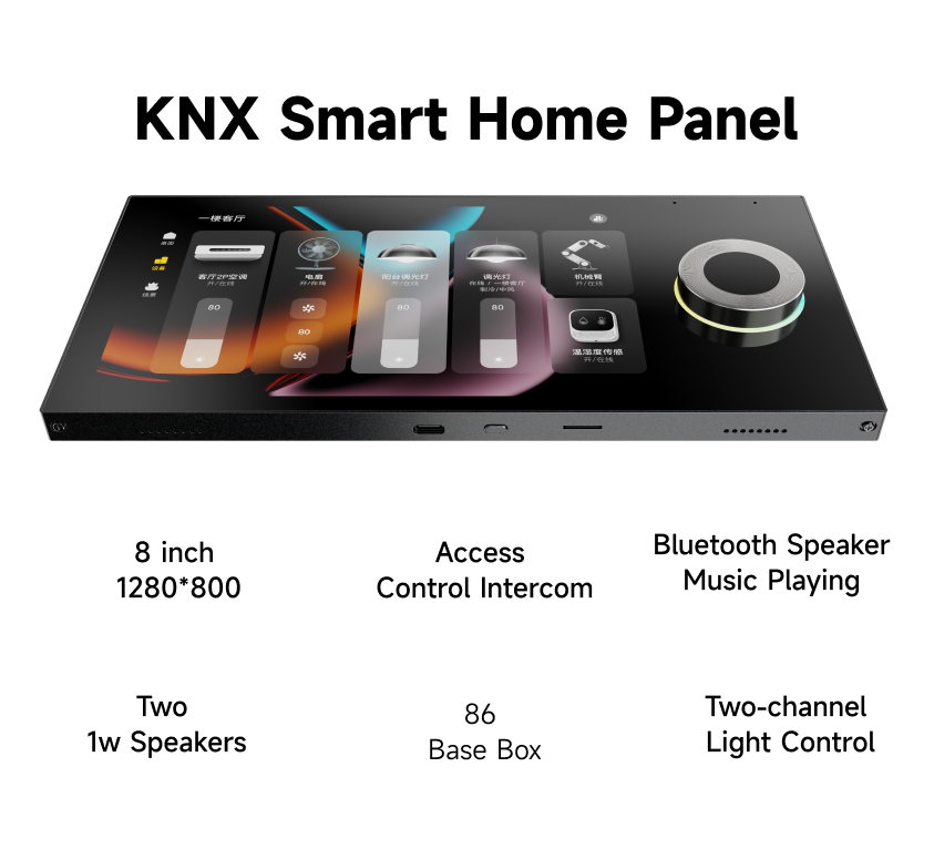 8-inch touchscreen IPS 1280x80 - Home Automation System Design recensie en prijs