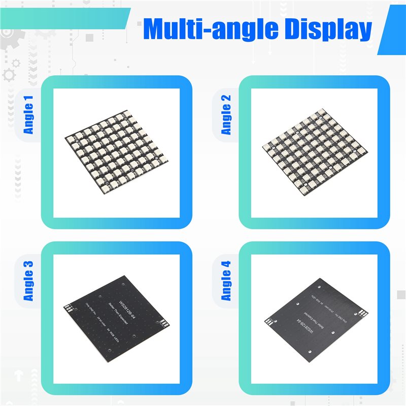 2025 Trend WS2812 LED 5050 RGB - Rgb Led Matrix 8X8 recensie en prijs
