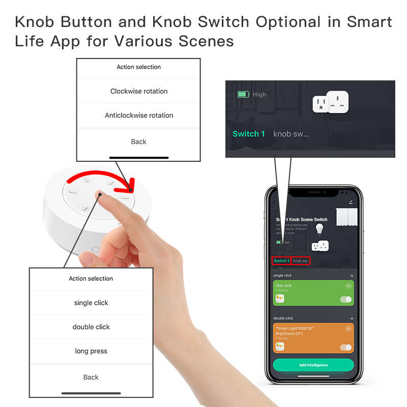 Slimme ZigBee-knopschakelaar W - Home Automation Technology recensie en prijs