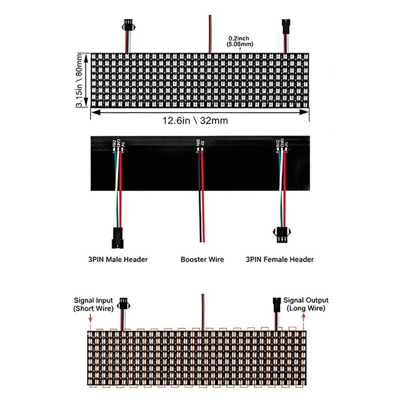 WS2812B Smart Pixel Module Mat - Rgb Led Matrix 8X8 recensie en prijs